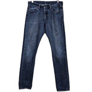 Polo Ralph Lauren Jeans Mens 34x34 Blue Slim 381 Cotton Pockets Western Preppy